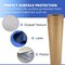 Idl Packaging 12in x 60 yd Masking Paper and 1 1/2in x 60 yd Painters Masking Tape, for Covering, 6PK 6x GPH-12, 4463-112 - alternate 4